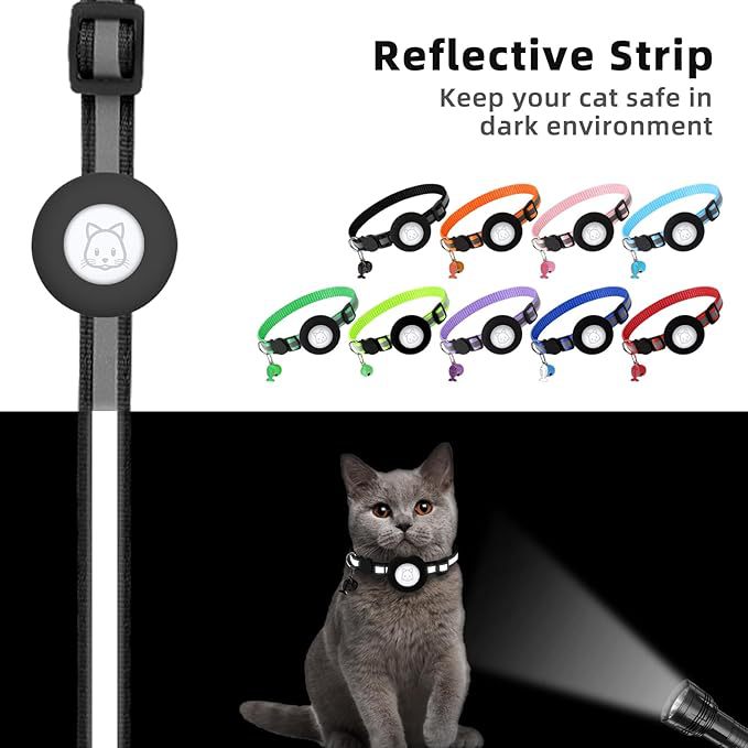 EverFind Airtag Compatible Cat Collar