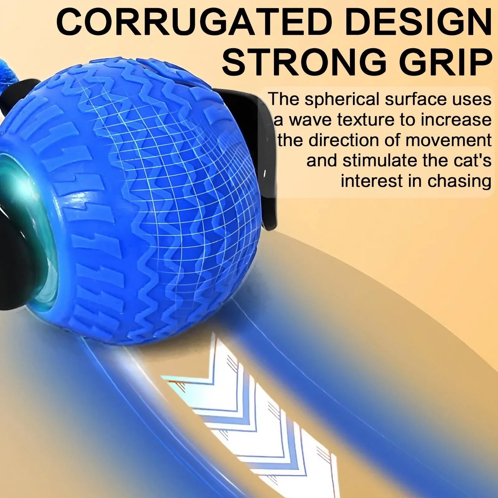 SpinPounce Interactive Cat Ball